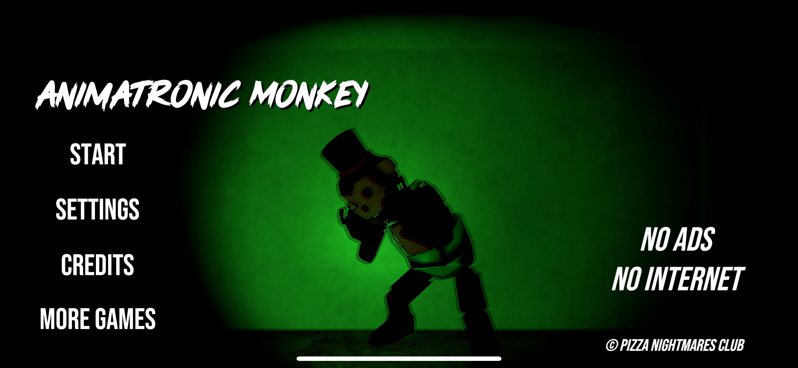 Animatronic Monkey Horror Game