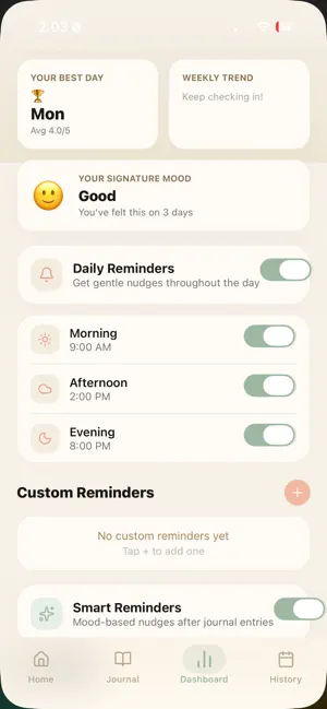 Moodova Journal screenshot 3