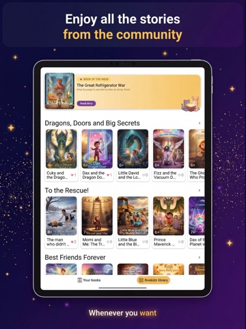 Bookidz: AI Kids Book Creator iPad screenshot