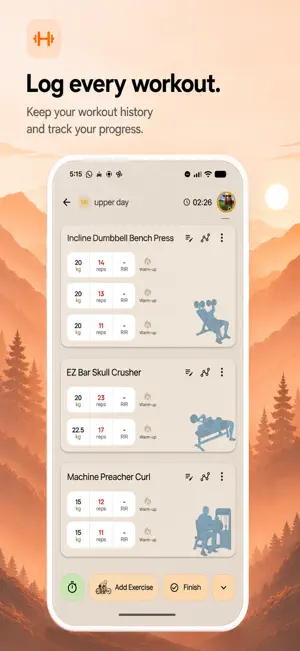 GymTea | Gym Workout Tracker screenshot 2