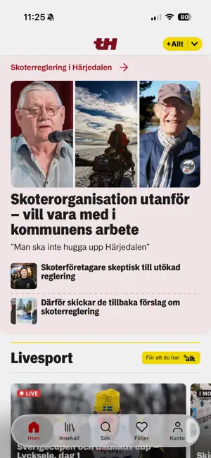 Tidningen Härjedalen screenshot 3
