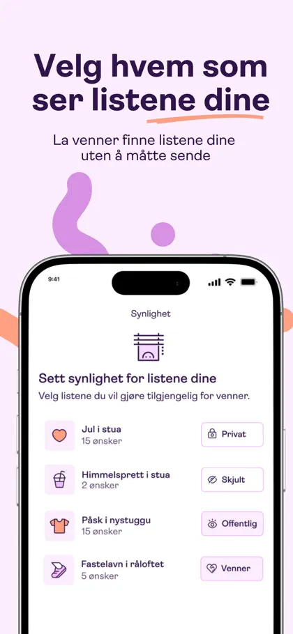 Ønsk - hele Norges gaveekspert ekran görüntüsü 5 / 6
