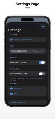 ChuckleCast: Weather Jokes Screenshot 4 of 4