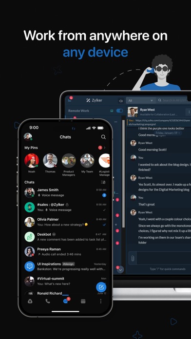 Zoho Cliq - Team Communication Screenshot