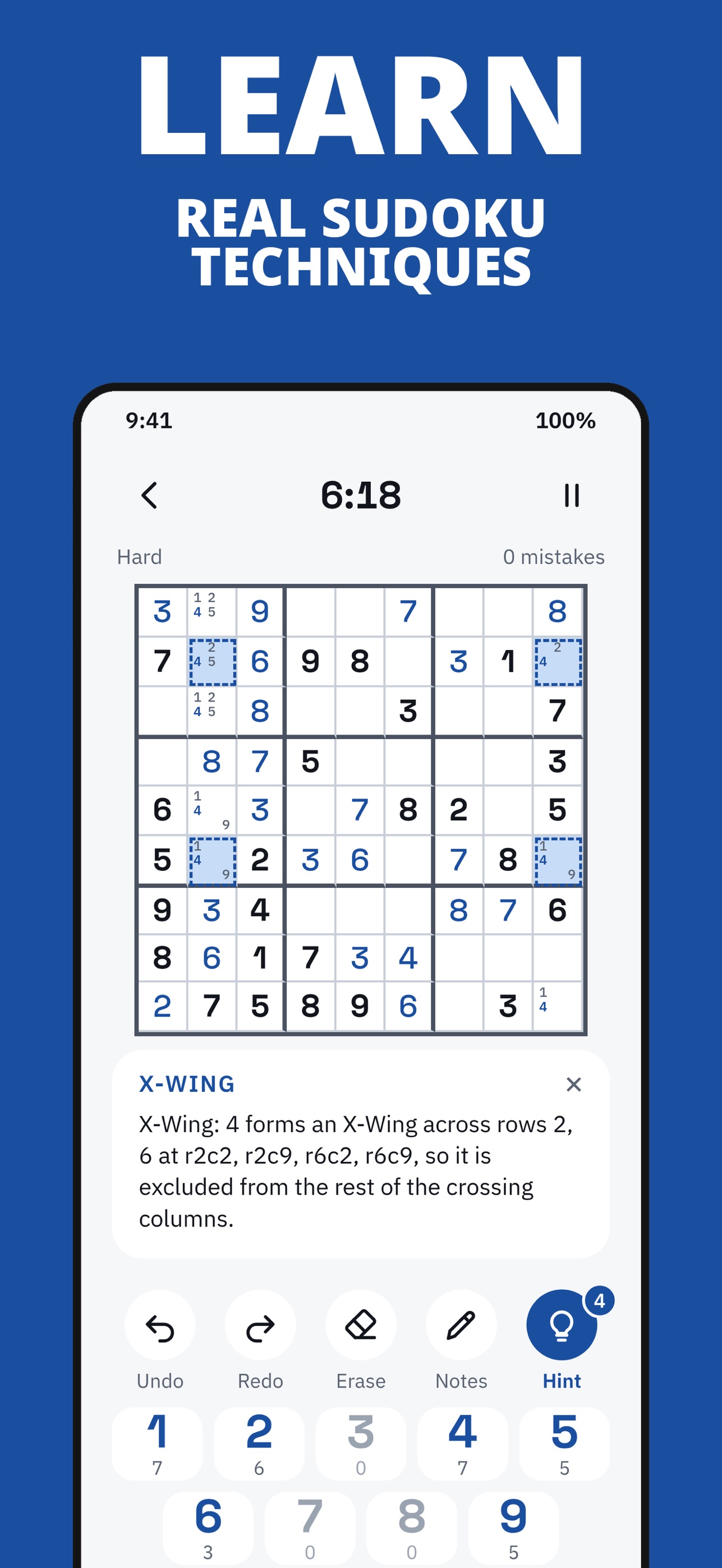 Screenshot 1 of NineFold Sudoku