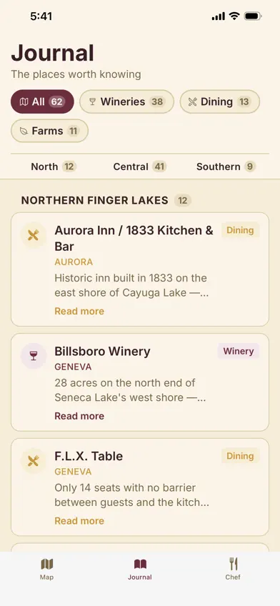 Finger Lakes Food Wine Farms screenshot 2