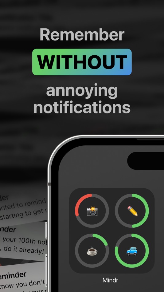 #1. Reminder Widget by Mindr (iOS) 由: Florian Vates