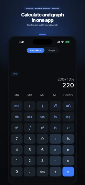 NumiGraph: Graphing Calculator screenshot 1