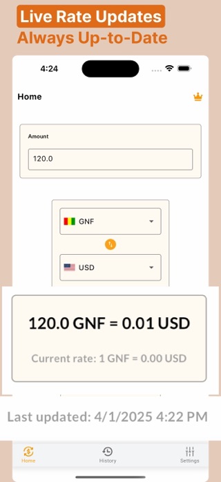 FlipRate simple money convert Screenshot 3 of 5