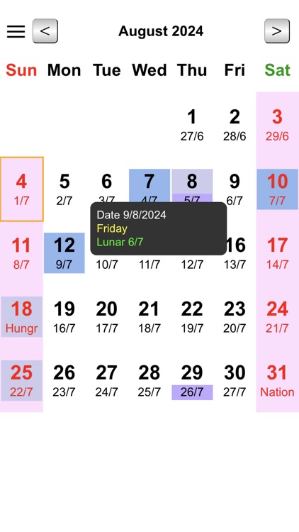 Calendar Malaysia screenshot-3