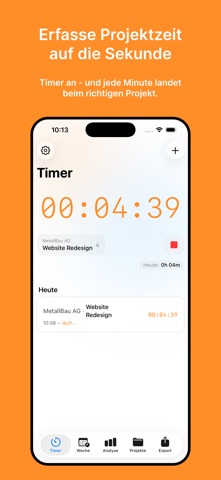 Stundenglas: Zeiterfassung screenshot