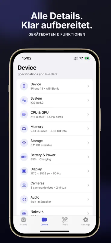 Device Info: Systemmonitor screenshot 2 of 5