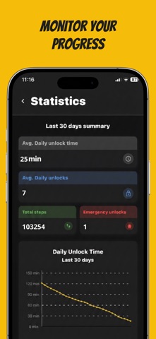 WalkyLock: Unlock with Steps Screenshot 3 of 4