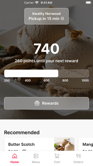 Kwality Norwood app screenshot