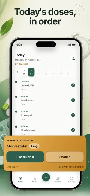 Pillar: Medication Alarm screenshot 2