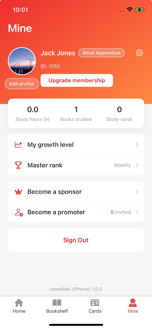 iPhone screenshot