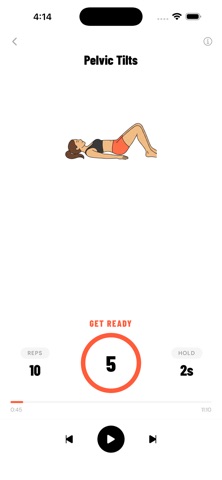 Recov: Back Pain Exercises Screenshot 1 of 4