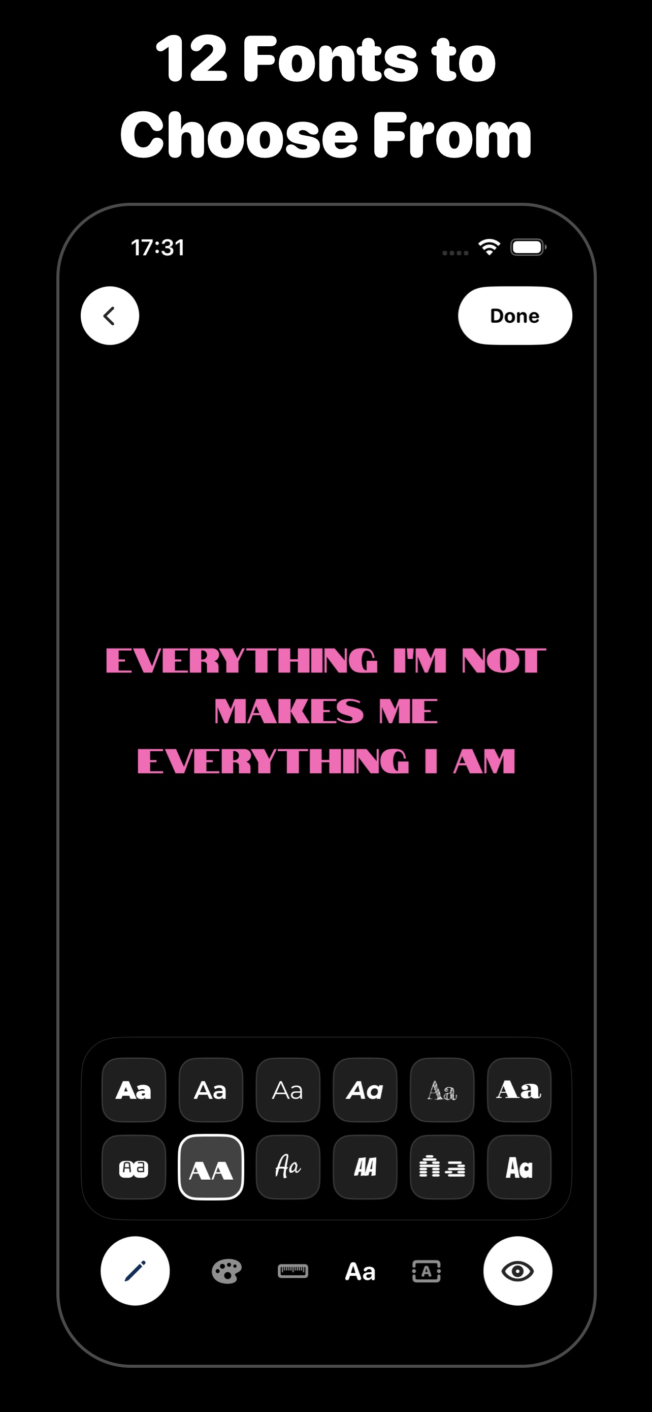He Said - Quote Wallpaper