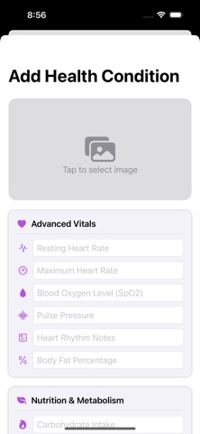 CaImi Health iPhone screenshot