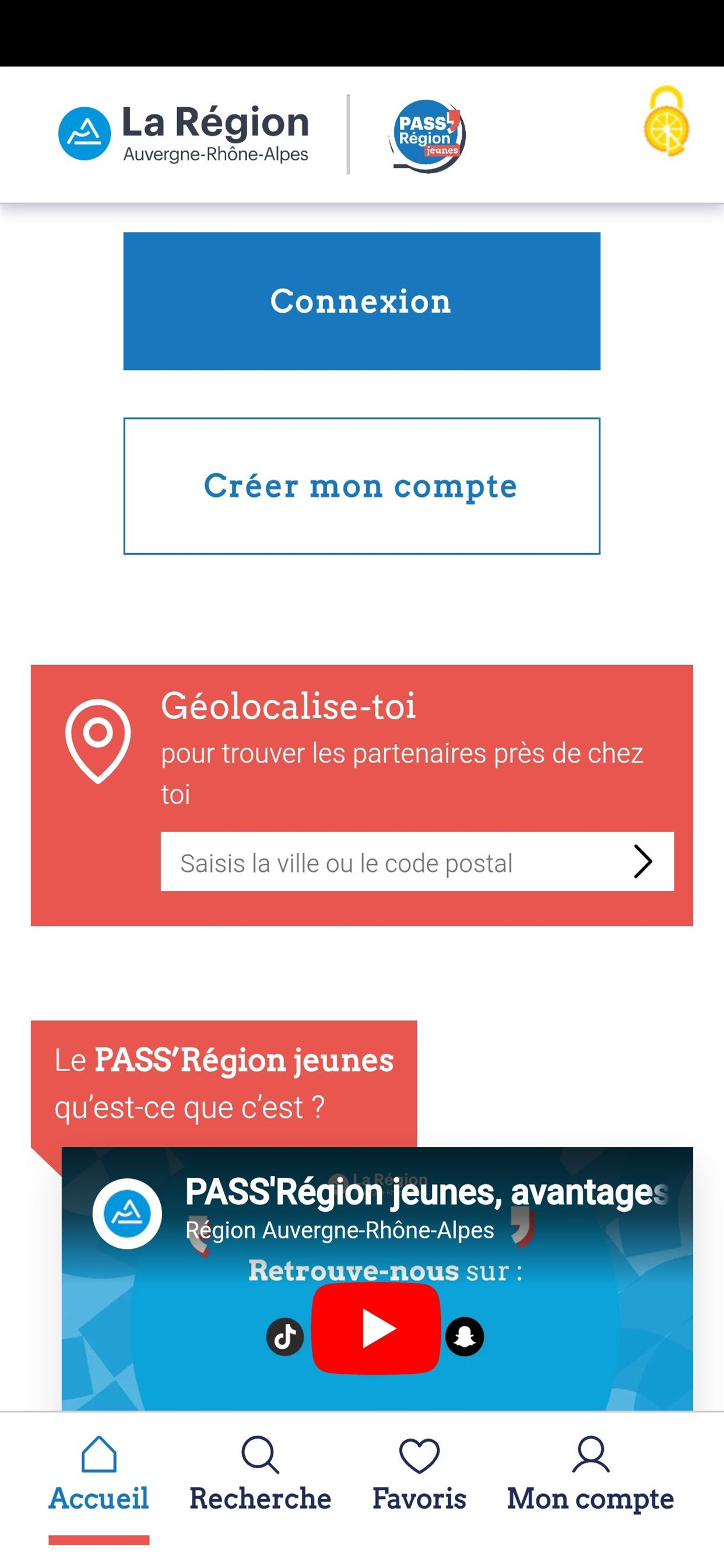 PASS'Région jeunes