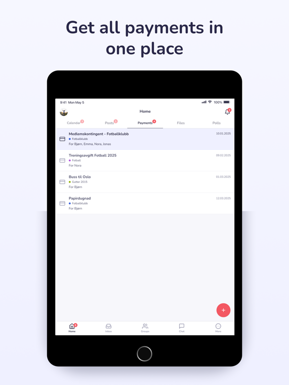 Hoopit: Organiserer idrett iPad screenshot 6 - Sports app