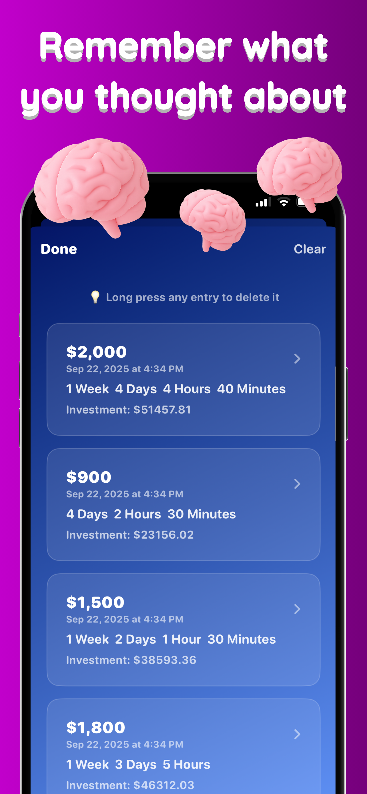 Percepta: See Time in Spending