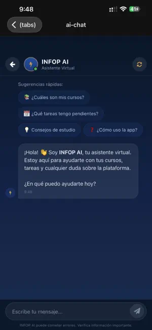 INFOP Virtual screenshot 3