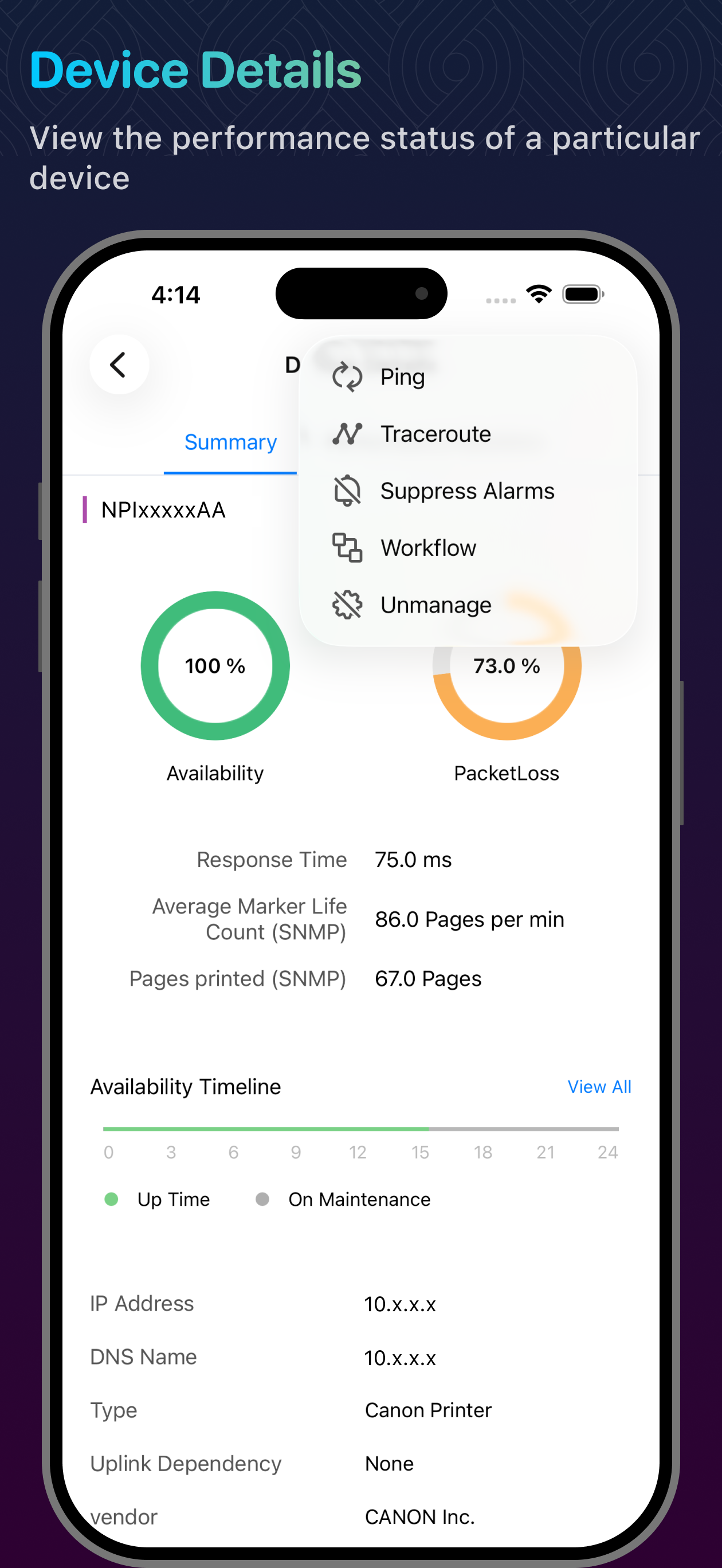 OpManager Nexus | On-Premises
