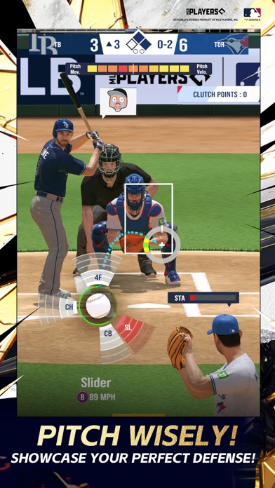 MLB Clutch Hit Baseball Screenshot