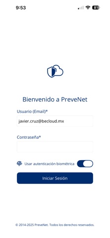 PreveNet Expediente Digital screenshot