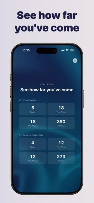 Focusly - Pomodoro & Tasks screenshot 2