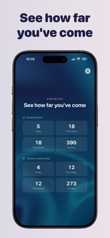 Focusly - Pomodoro & Tasks screenshot