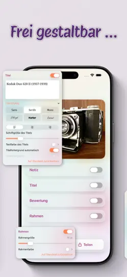 Screenshot von PhotoNote - Dein Foto Mit Info auf dem iPhone 6