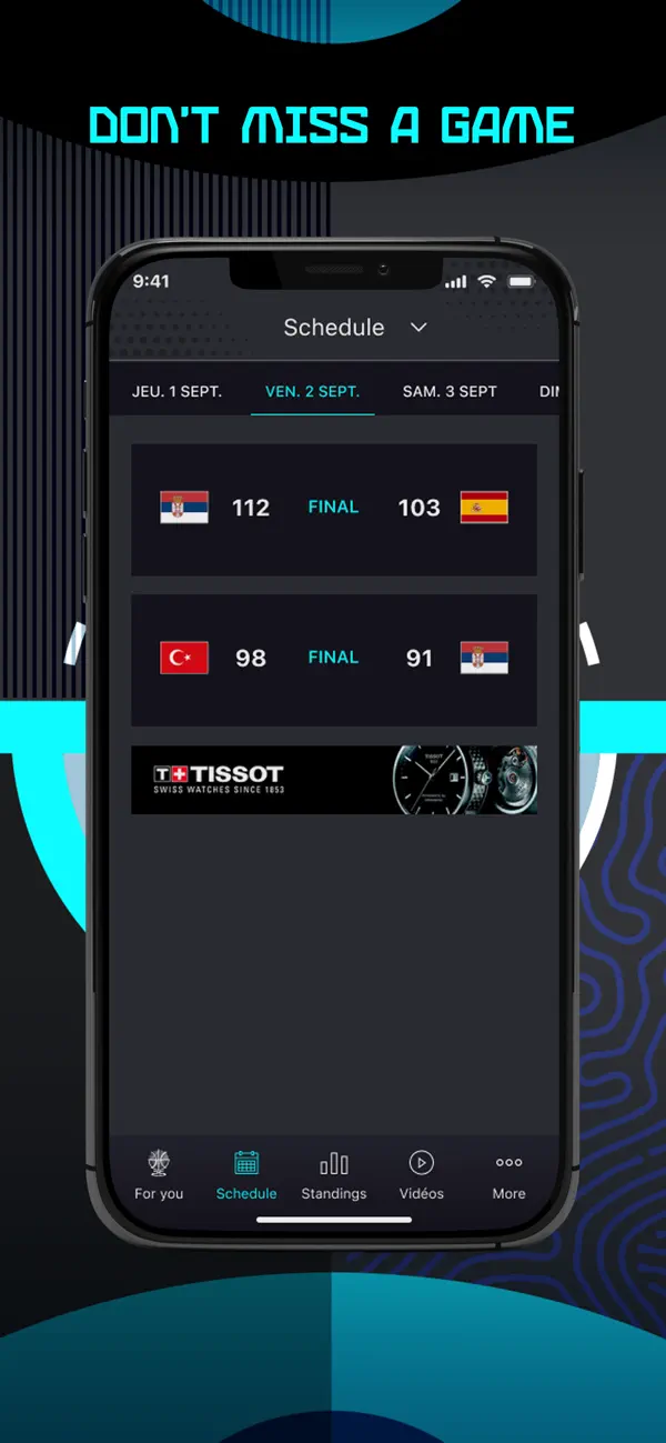 Screenshot #3 pour FIBA EuroBasket 2025