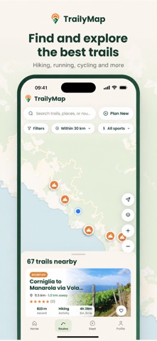 TrailyMap iPhone screenshot