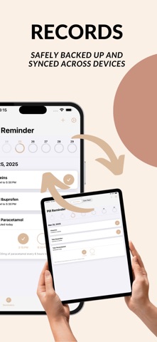 Pill Reminder Medication Track iPhone screenshot