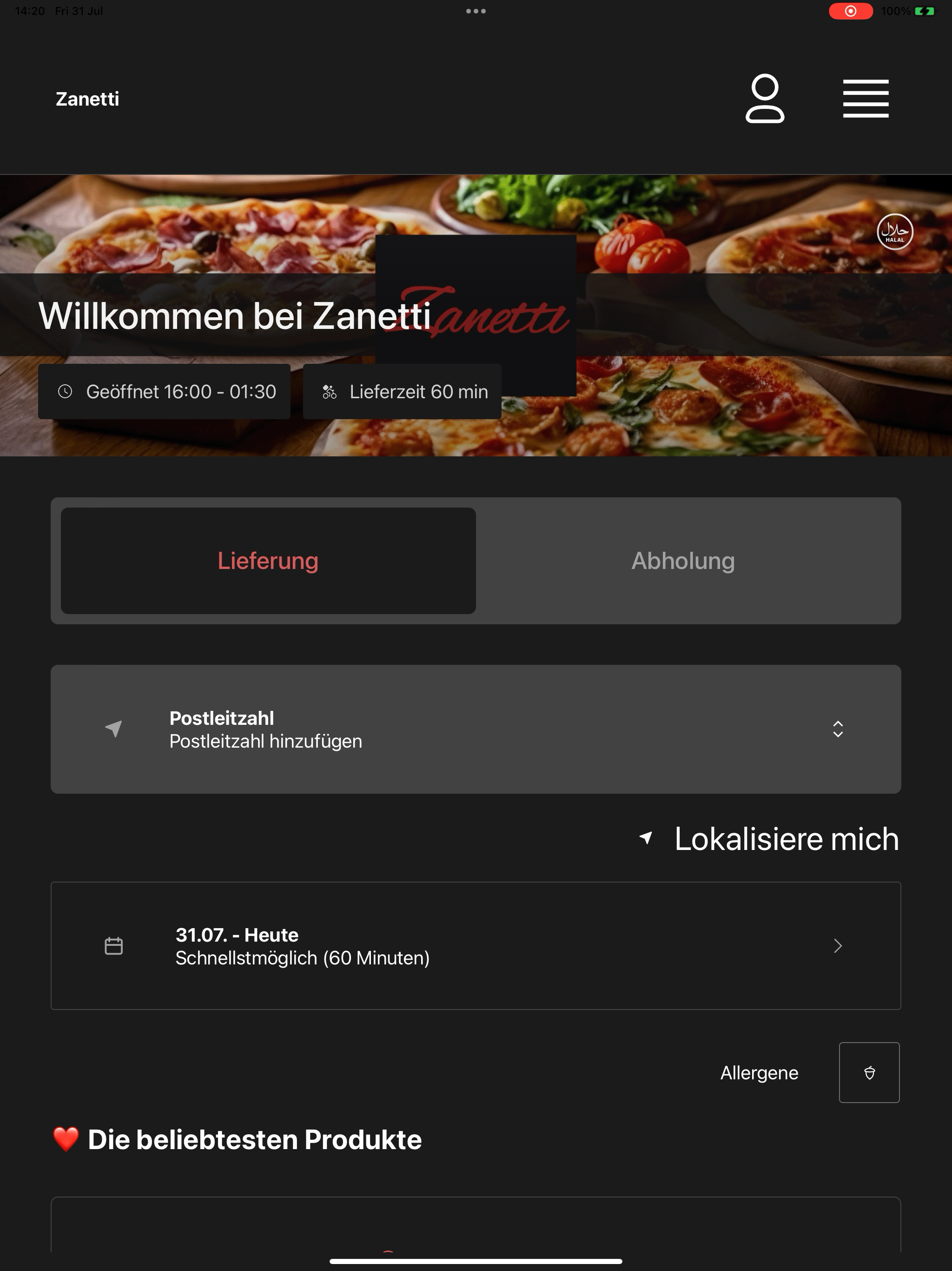 Zanetti screenshot 5