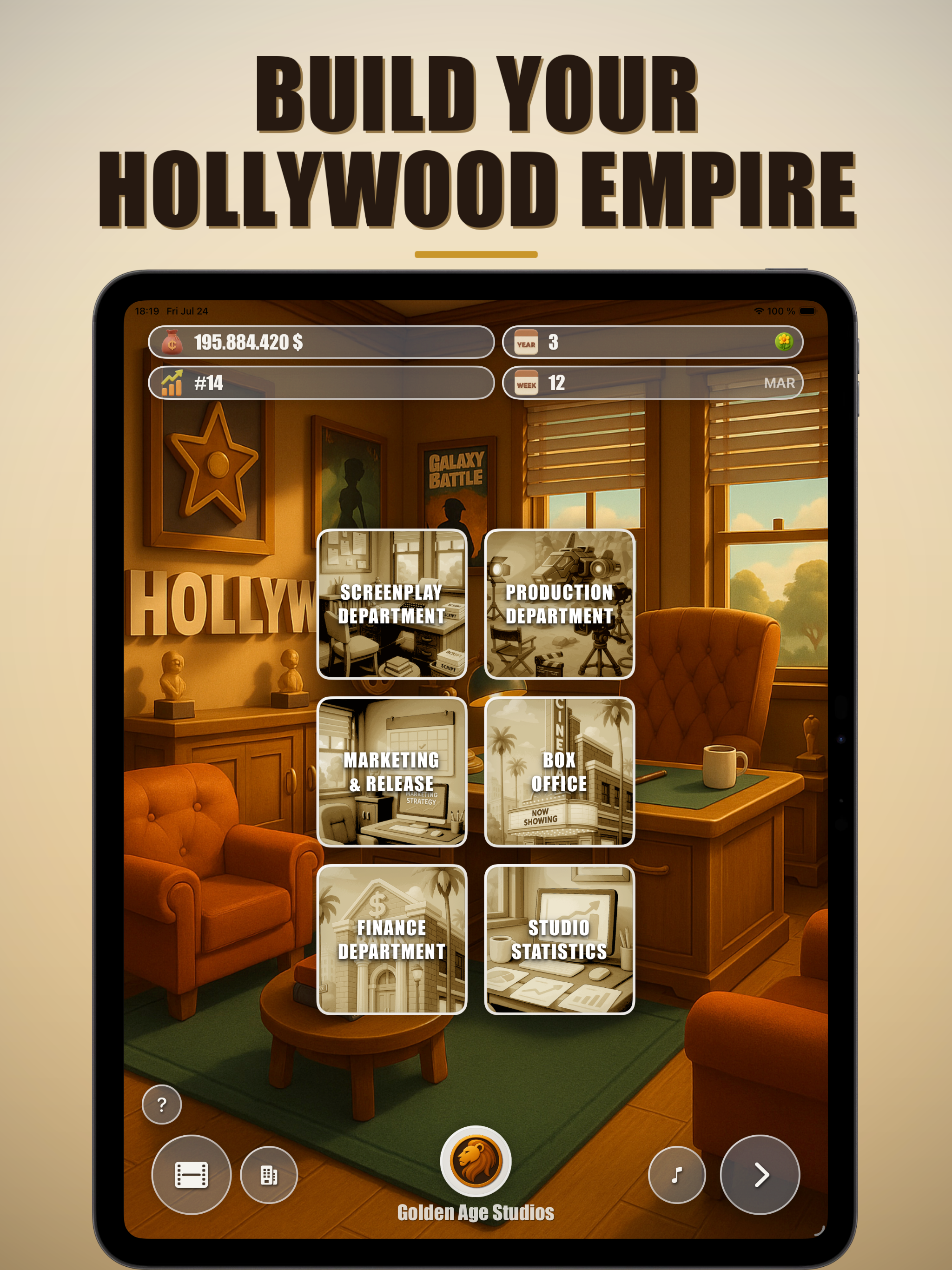 Hollywood: Movie Studio Tycoon screenshot 11