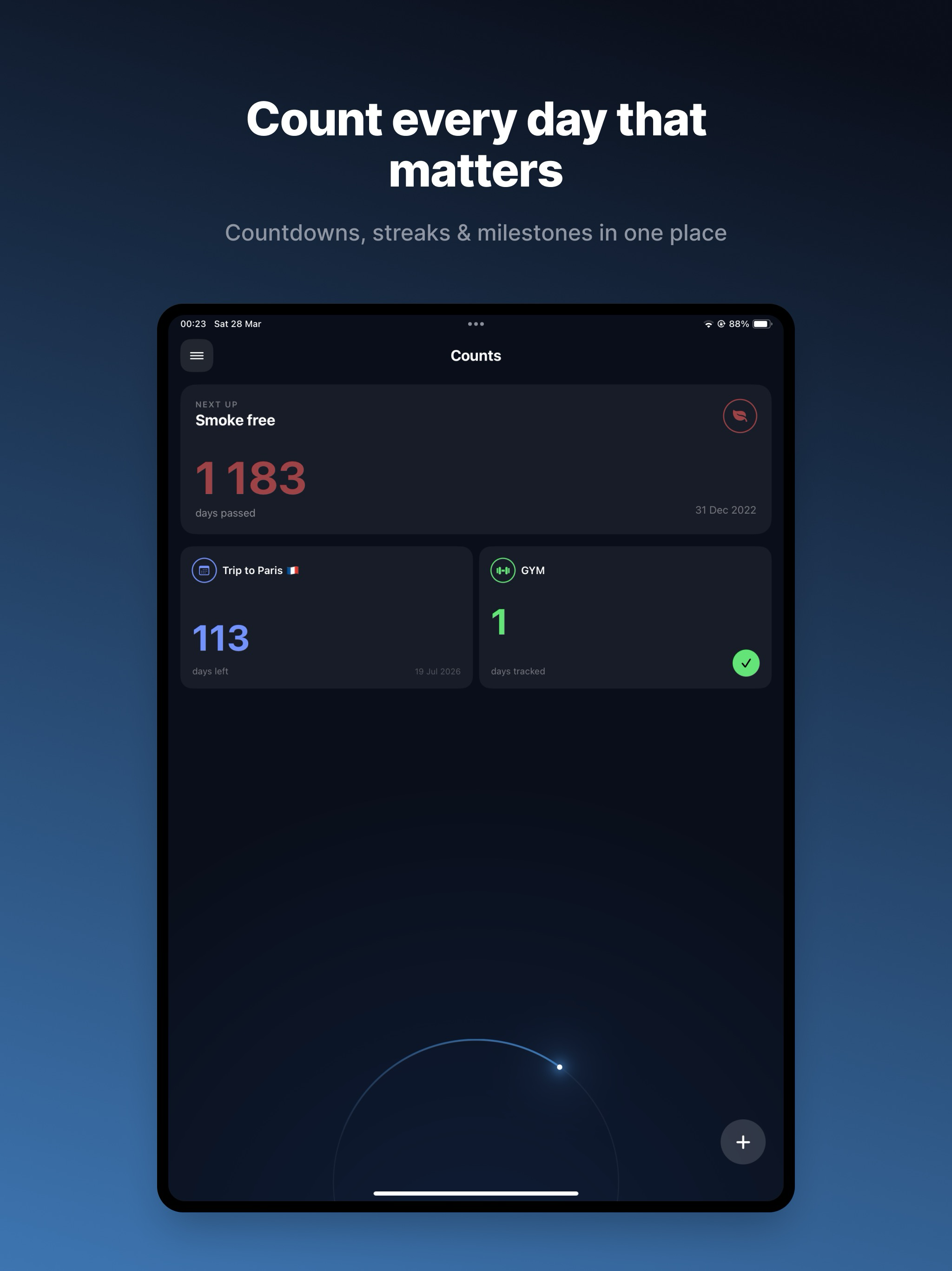 DaysFlow: Countdown & Tracker