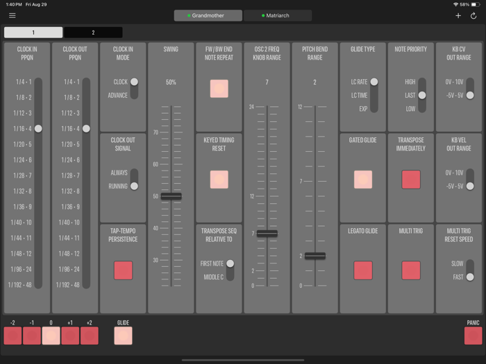 Mother Global Settings