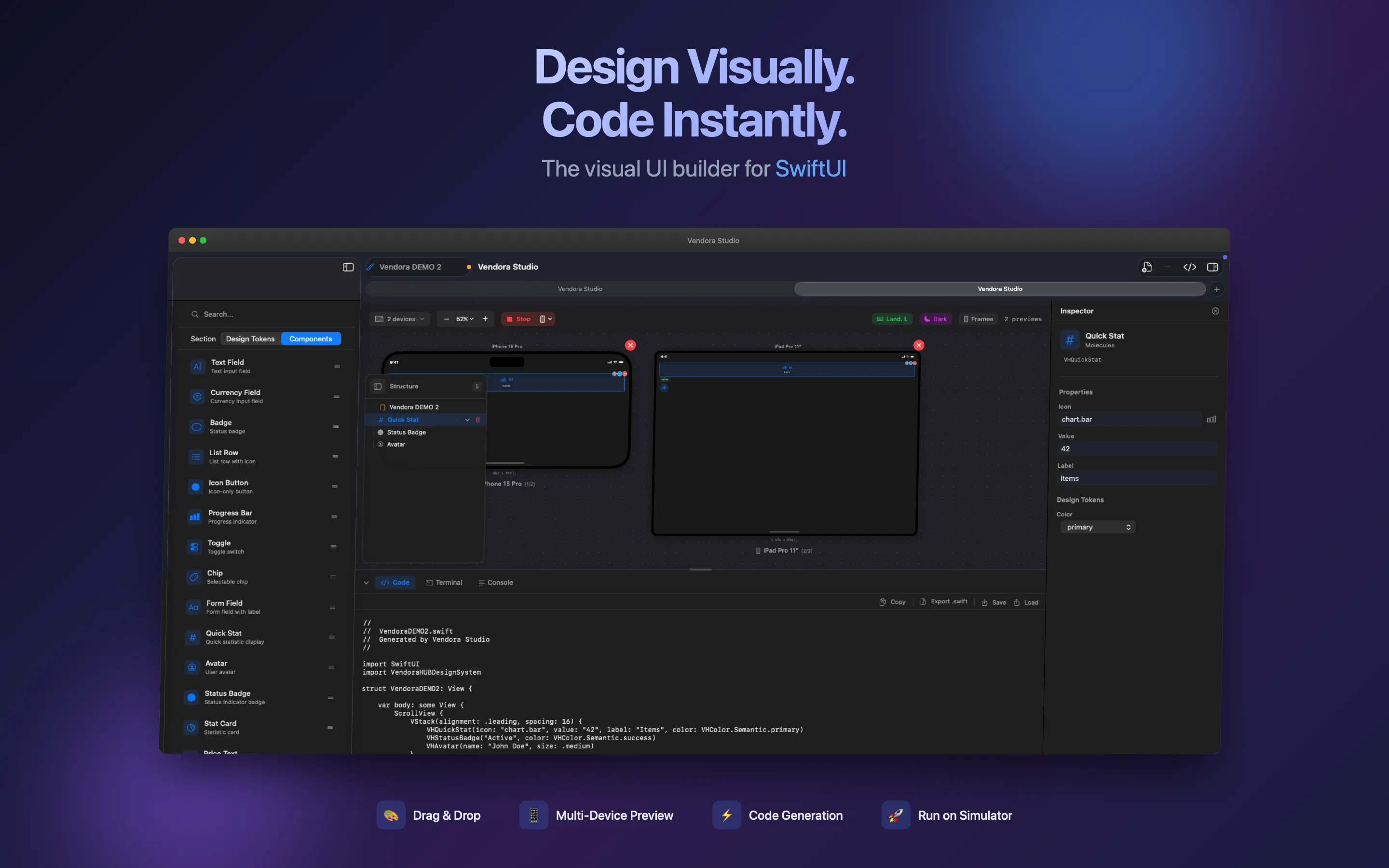 #6. Vendora Studio (iOS) Podle: Ahmed Chebbi