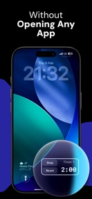 Lock Screen Timer & Stopwatch screenshot