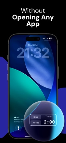 Lock Screen Timer & Stopwatch Screenshot 2 of 3