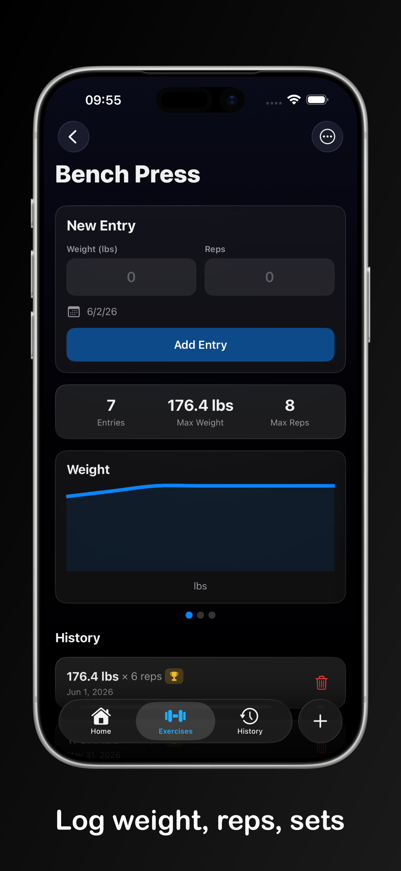 Gymnio - Workout Gym Tracker screenshot 3