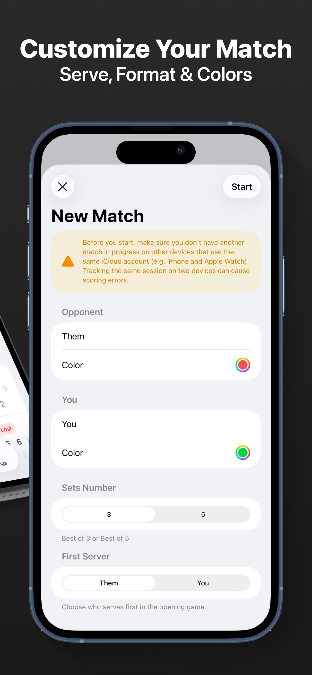Tennis Match Score Keeper screenshot 3