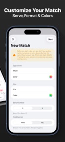 Tennis Match Score Keeper screenshot