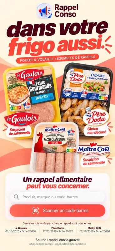 Rappel Conso : Scan Produit screenshot 2 of 5
