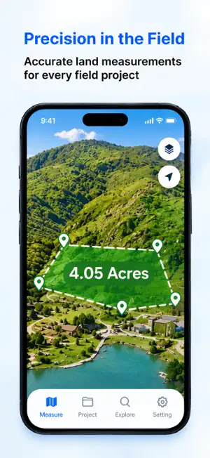Map Measure : Field Area Calc screenshot 1