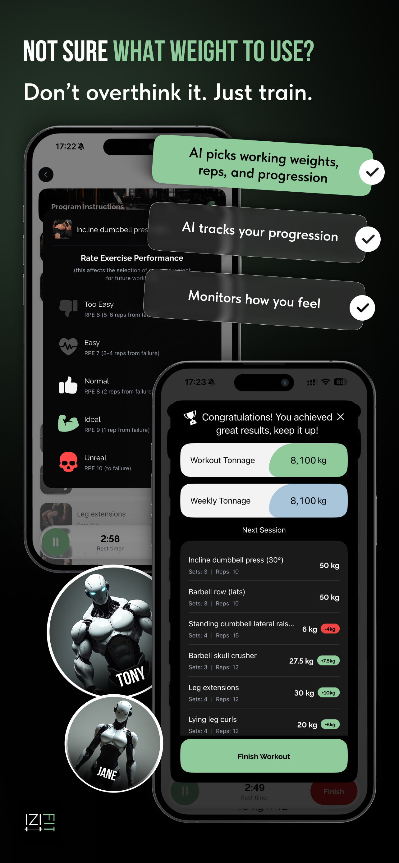IZIFIT: AI Fitness & Nutrition screenshot 2