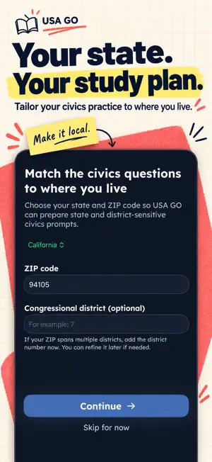 USA GO: U.S. Citizenship Test screenshot 3